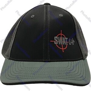 Black and Gray Trucker Hat